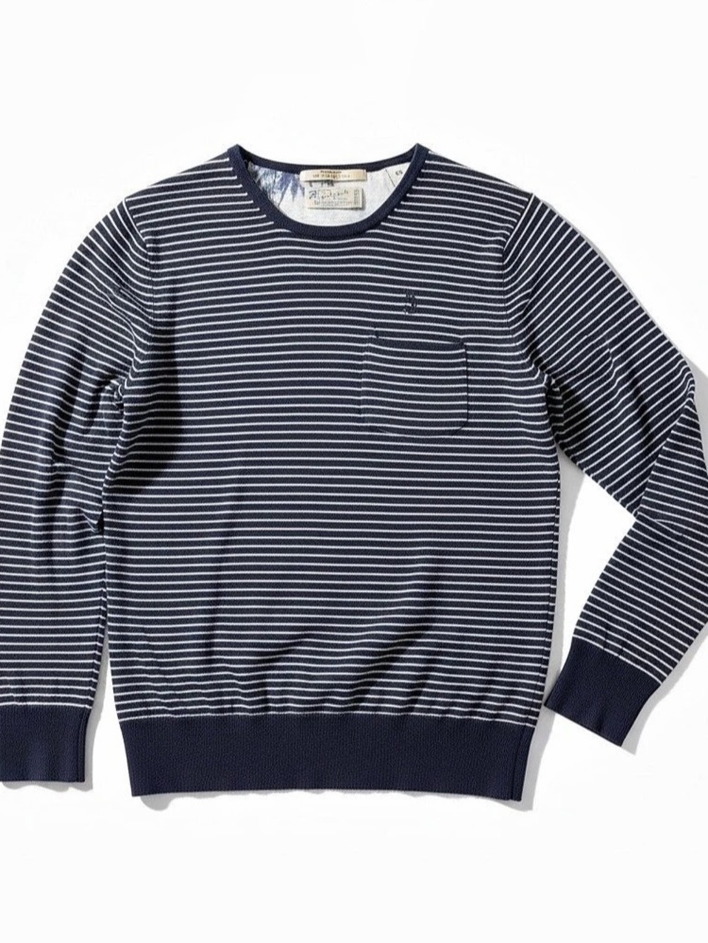Scotch and soda Paris to paradise Striped Crewneck Sweater vintage